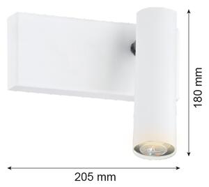 Argon 8064 - Aplica perete ETNA 1xG9/6W/230V albă