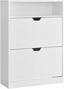 Pantofar Alb Vasagle 80x24x102 cm