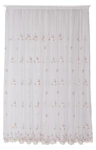 Perdea Velaria cu flori roz, 210x245 cm