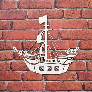 DUBLEZ | Autocolant perete pentru băieți - Corabia piraților