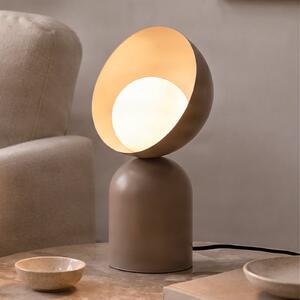 EMIBIG LIGHTING Lampa de masă Boto LN1, bej, oțel/sticlă, înălțime 31 cm, G9, Bej, Camera de zi / sufragerie, Metal, Modern