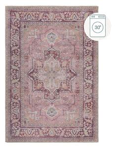 Covor roșu deschis lavabil din amestec de fibre reciclate 120x170 cm Windsor – Flair Rugs