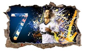 Autocolant decorativ 3D de perete - Cristiano Ronaldo 47 x 77 cm