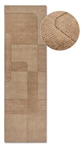 Covor tip traversă bej țesut manual din lână 80x250 cm Charlotte – Villeroy&Boch