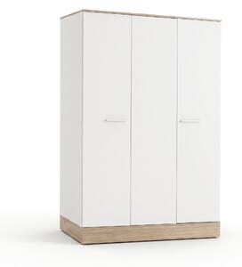Dulap Haine Adore Base, 3 usi, Alb, 120x197x52 cm