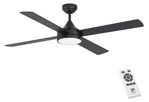 Ventilator LED dimabil de tavan TRINIDAD LED/20W/230V negru Eglo 35085 + telecomandă