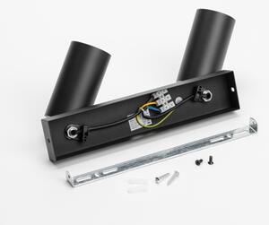 Brilagi - Spot LED RGBW reglabil SELE 2xGU10/4,8W/230V negru/auriu