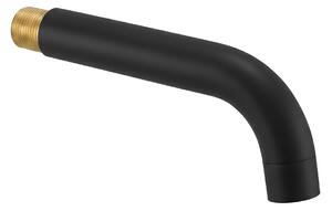 Pipă pentru baterie încastrată Rea Lungo 16 cm Black