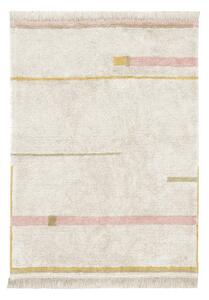 Covor roz/crem lavabil/țesut manual din bumbac 90x130 cm Lanes Vintage Nude – Lorena Canals
