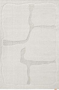 Covor gri deschis din lână 160x230 cm Morphic Organica – Agnella