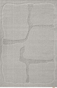 Covor gri din lână 200x300 cm Morphic Organica – Agnella
