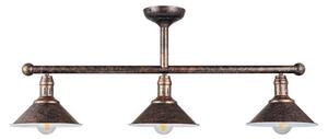 Brilagi - Lustră pe tijă FORGE 3xE27/60W/230V patină/cupru
