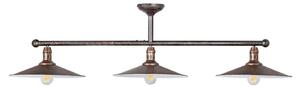 Brilagi - Lustră cu tijă FORGE 3xE27/60W/230V cupru/patină