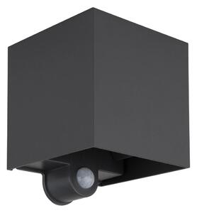 Globo 34168S - Aplică LED de exterior cu senzor VERONIKA 2xLED/3W/230V IP54