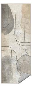Covor tip traversă gri/crem lavabil 80x200 cm Simple Lines – Mila Home