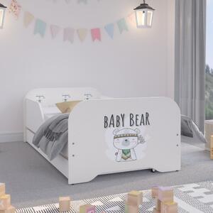 Pat pentru copii Charming Baby Bear 140 x 70 cm