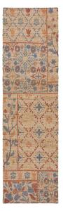 Covor tip traversă în culoare naturală țesut manual din amestec de iută 60x230 cm Taylor Patchwork – Flair Rugs
