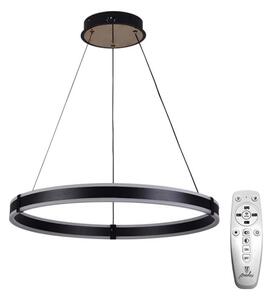 Brilagi-LED Pendul pe cablu CIRCLE LED/85W/230V 3000-6500K dimerizabil negru + telecomandă