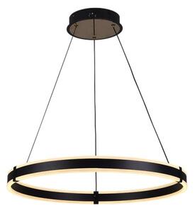 Brilagi-LED Pendul pe cablu CIRCLE LED/85W/230V 3000-6500K dimerizabil negru + telecomandă