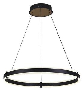 Brilagi-LED Pendul pe cablu CIRCLE LED/85W/230V 3000-6500K dimerizabil negru + telecomandă