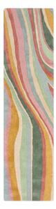Covor tip traversă țesut manual din lână 60x230 cm Abstract Flow – Flair Rugs