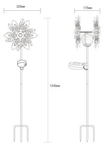 Globo 36577 - Decorațiune solară LED 0,02W/3V IP44