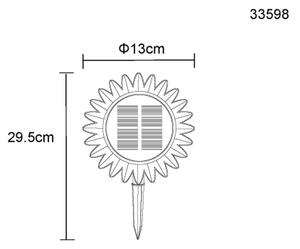 Globo 33598 - Lampă solară LED 0,06W 3V IP44