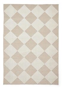 Covor alb-bej lavabil 160x230 cm Lyna Beige&White – Think Rugs