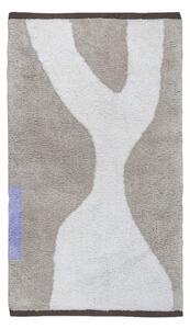 Covor alb/bej lavabil din bumbac 50x80 cm Figura – Mette Ditmer Denmark