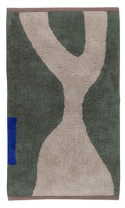 Covor verde închis lavabil din bumbac 50x80 cm Figura – Mette Ditmer Denmark