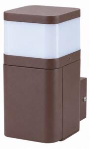 BRILAGI - Lampă de perete pentru exterior cu priză SCHUKO PILLAR 1xG9/11W/230V IP44 maro