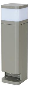 BRILAGI - Lampă de exterior cu 2 prize SCHUKO PILLAR 1xG9/11W/230V IP44 gri