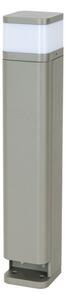 BRILAGI - Lampă de exterior cu 2 prize SCHUKO PILLAR 1xG9/11W/230V IP44 gri