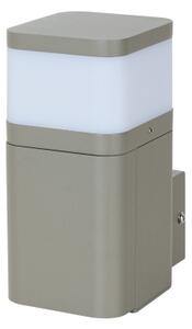 BRILAGI - Lampă de perete pentru exterior cu priză SCHUKO PILLAR 1xG9/11W/230V IP44 gri