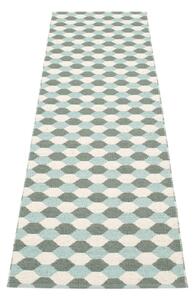 Covor tip traversă pentru interior și exterior verde/turcoaz 70x250 cm Dana Army – Pappelina