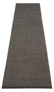 Covor tip traversă pentru interior și exterior gri antracit 70x300 cm Emm Black Linen – Pappelina