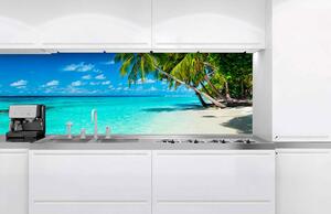Fototapet pentru bucătărie - plajă în paradis 180 x 60 cm