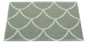 Covor pentru exterior și interior verde 70x50 cm Kotte Army Sage – Pappelina