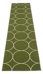Covor tip traversă pentru interior și exterior verde închis 70x300 cm Boo Dark Olive – Pappelina