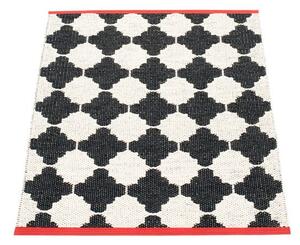 Covor pentru exterior și interior alb-negru 70x90 cm Marre Black Coral – Pappelina
