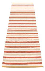 Covor tip traversă pentru interior și exterior cărămiziu/crem 70x240 cm Teo Brick – Pappelina
