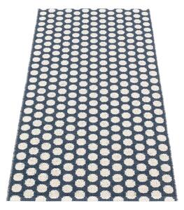 Covor tip traversă pentru interior și exterior albastru închis 70x150 cm Noa Dark Blue – Pappelina