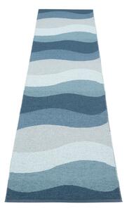 Covor tip traversă pentru interior și exterior albastru 70x300 cm Urvi Water – Pappelina