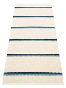 Covor tip traversă pentru interior și exterior albastru/crem 70x180 cm Olle Blue Vanilla – Pappelina