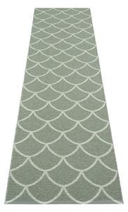 Covor tip traversă pentru interior și exterior verde 70x300 cm Kotte Army Sage – Pappelina
