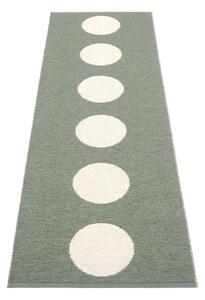 Covor tip traversă pentru interior și exterior verde 70x225 cm Vera Army – Pappelina