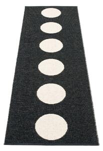 Covor tip traversă pentru interior și exterior alb-negru 70x225 cm Vera Black – Pappelina