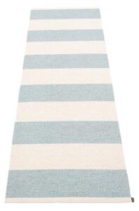 Covor tip traversă pentru interior și exterior albastru deschis/crem 70x225 cm Bob Blue Fog – Pappelina