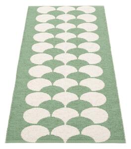 Covor tip traversă pentru interior și exterior verde/crem 70x150 cm Poppy Oregano – Pappelina