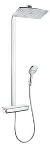 Hansgrohe Raindance Select E - Set de duș Showerpipe 360 cu termostat, EcoSmart 9 l/min, crom 27286000